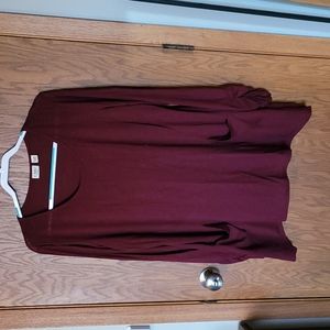 Cato 18/20w tunic long sleeve top